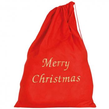 Saco Navideño Papá Noel Rojo 60X95 cm