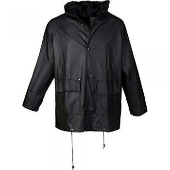 Asatex Regenjacke Gr.XXL schwarz PU-Stretch EN343 Kl.2 reißfest
