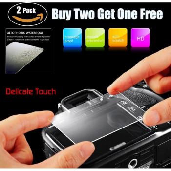 Protector de Pantalla LCD Vidrio Templado 9H para Canon M60D, M6, M3, M5, M10, 6D, 750D
