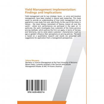 Marogna, Selene: Yield Management Implementation: Findings and Implications