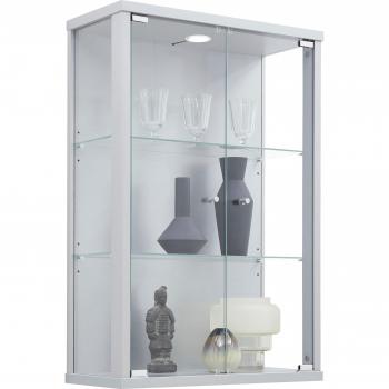 Glasvitrine „Optima“ – Sicherheitsglas ESG, 56 × 82 cm