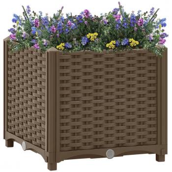 VidaXL Hochbeet für Pflanzen 40x40x38 cm Polypropylen