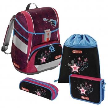 Step by Step 4-teiliges Set: 2in1-Schulranzen Popstar