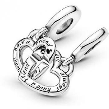 Charm Colgante Pandora Hermanas Unidas Corazones Divididos 799538C01