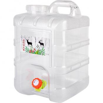 Capacité de stockage d’eau 10 L – 15 L, robinet, poignée double, conçu pour excursions extérieures