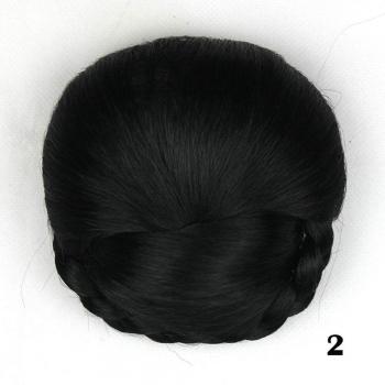 Women's Blonde Braided Chignon Clip-In