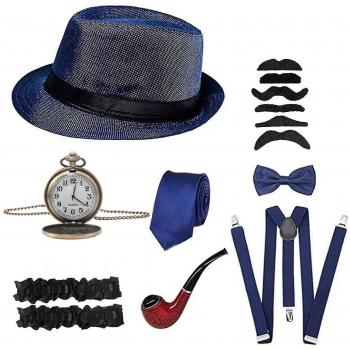 Kit d'accessoires de gangster 1920 pour homme