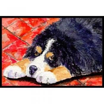 Caroline's Treasures SS8842MAT Bernese Mountain Dog Mat, 18 x 27 inches, Multicolor