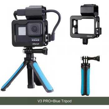 ULANZI V2 V3 Pro GoPro 7 6 5 Metal Cage with Cold Shoe