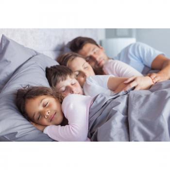 Drap-housse en coton 100 % avec élasticité respirante