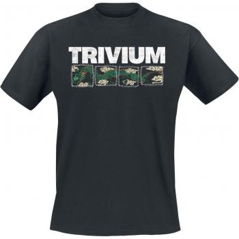 Trivium Schwarzes Dragon T-Shirt Herren S