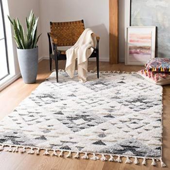 Tapis gris mat Safavieh 5 mm épaisseur 160x230 cm