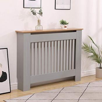 Medium Grey Oak Top Radiator Cover