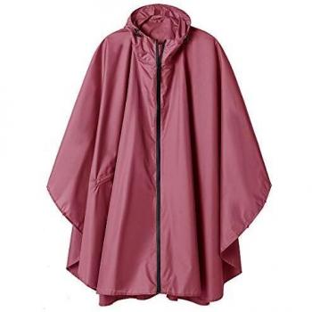 Hooded Pink Rainwear for Adults