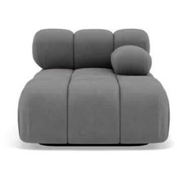 Module de Méridienne Droite en Velours Ruby