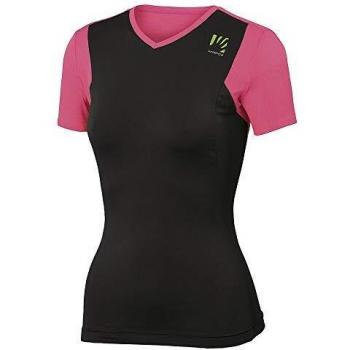 Karpos Giralba T-Shirt Technique Femme Noir-Pink Lumineux S