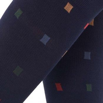 Bamboo 3‑Layer Compression Knee-High Socks (18–24 mmHg), Navy Blue