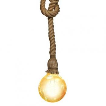 Luminaire Suspension E27 Corde Vintage 1 M