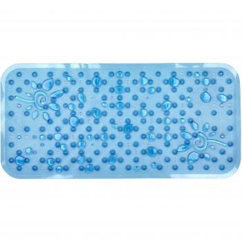 Alfombra de Baño 75x36cm Color Azul Gotas