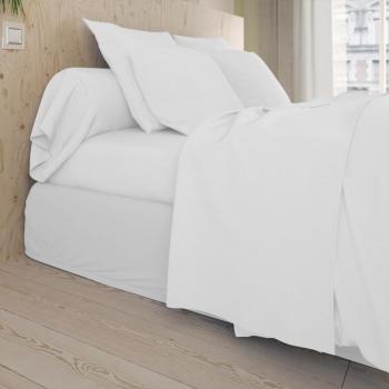 Drap plat Dodo Luxe Coton Blanc 270x310 cm