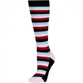 DUBLIN Kinder Reitsocken mit bunten Streifen