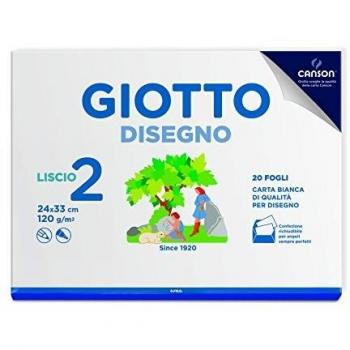 ALBUM DISEGNO 2 LISCIO 20 FOGLI 120 Gr A4 GIOTTO