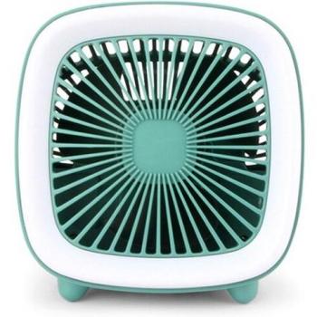Miniventilador de oficina USB con rotación ajustable y 3 velocidades