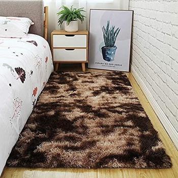 Calore Tapis de Salon Brun Blanc 80 x 120 cm