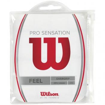 Wilson Pro Overgrip Sensation 12 Pz Bianco