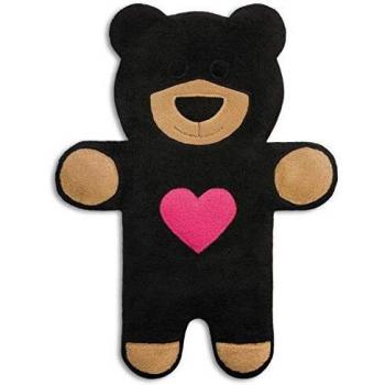 Leschi Bär‑Wärmepolster – Kombi-Kissen für Bauch‑ und Rückenschmerzen (schwarz)