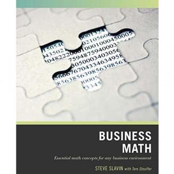 Wiley pathways business math, paperback