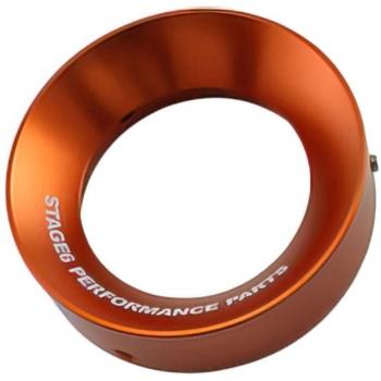 Orange 50 mm Stage6 MK2 Ansaugtrichter mit Keihin PWK / R/T Flachschieber