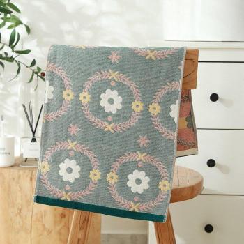 Paño de gasa jacquard para niños y adultos 34x74 cm