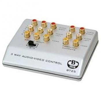 B-Tech 3-Input Audio Video Hub