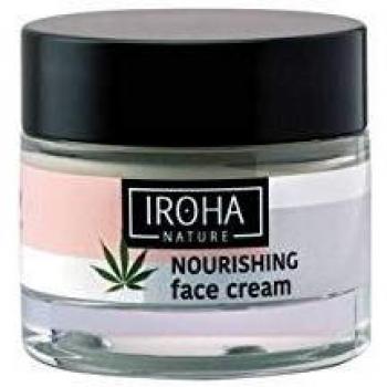 IROHA NATURE Crème nourrissante et protectrice à l'huile de graines chanvre 50 ml