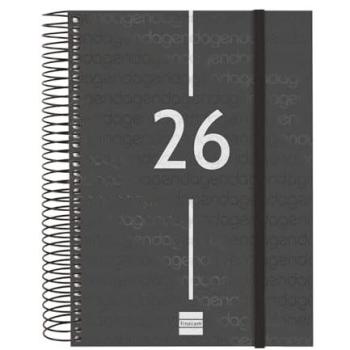 Agenda Año 2026 Finocam Espiral 1 Día Página