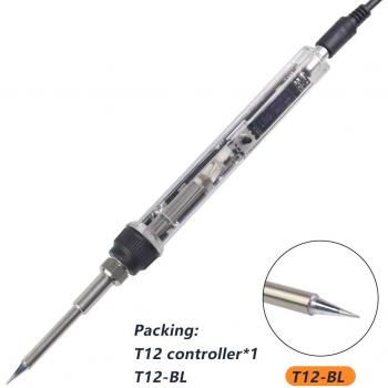 75W T12 OLED Soldering Iron with Adjustable Temperature