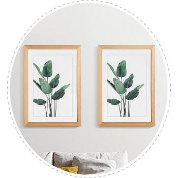 22.7 x 27.8 cm Wood Picture Frame for Tabletop and Wall Display