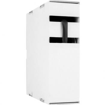 Hongshang 2111114008 Gaine thermorétractable noire 19 mm x 9,5 mm – 5 m X966532 (T/R 2:1)