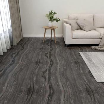 VidaXL Adhesive Flooring Planks 20 pcs PVC 1.86 m² Dark Grey