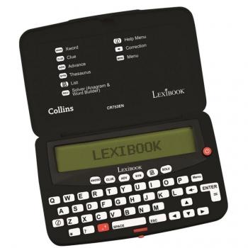 LEXIBOOK Collins Crossword Solver, Black