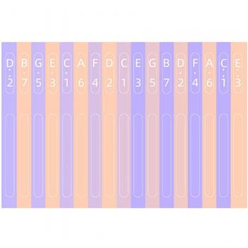Thumb Piano Scale Key Decals – African Kalimba Musical Accessories