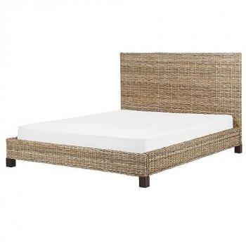 Lit double rotin 160x200 cm – Salbris