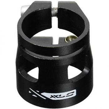 Abrazadera de sillín XLC PC-B02 34.9 mm, Aluminio, Negro