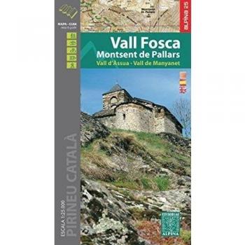 Mapa Vall Fosca: Montsent de Pallars
