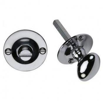 Bright Chrome Bathroom Bolt