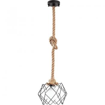 Wellhome Lampada Celeste Nera 23×23×80