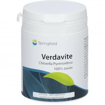 Springfield Verdavite Chlorella Pyrenoidosa 600 stuks