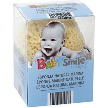 BABYSMILE Baby‑Schwammbeutel – Ein Stück Naturschwamm