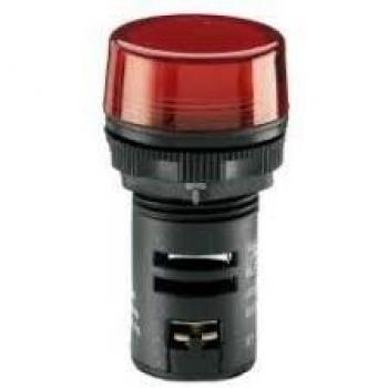 LED Monoblocco Rosso Indicatore 24V CC/CA